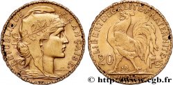 20 francs or Coq, Liberté Égalité Fraternité 1912 Paris F.535/6