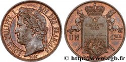 Essai de Un centime à la Charte 1847  VG.3006  MS63