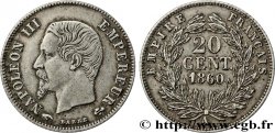20 centimes Napoléon III, tête nue 1860 Paris F.148/14