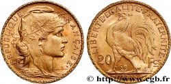 20 francs or Coq, Dieu protège la France 1905 Paris F.534/10