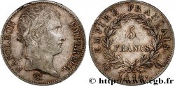 5 francs Napoléon Empereur, Empire français 1814 La Rochelle F.307/80