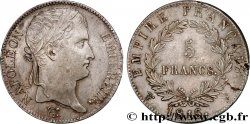 5 francs Napoléon Empereur, Cent-Jours 1815 Lille F.307A/9