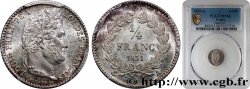 1/4 franc Louis-Philippe 1831 Paris F.166/1 FDC66 PCGS