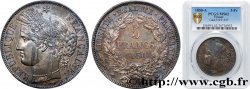 5 francs Cérès, IIe République 1850 Paris F.327/4 SUP62 PCGS