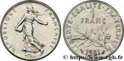 1 franc Semeuse, nickel 1981 Pessac F.226/26