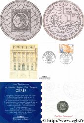 Brillant Universel 1 franc Cérès, 150e anniversaire de la création du timbre-poste français + enveloppe premier jour Hôtel de la Monnaie 1999 F5.1005 1