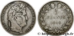 5 francs, IIIe type Domard 1848 Bordeaux F.325/19