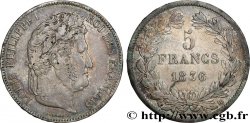 5 francs IIe type Domard 1836 Strasbourg F.324/55
