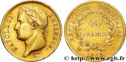 40 francs or Napoléon Ier tête laurée, République française 1808 Paris F.540/2