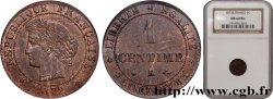 1 centime Cérès 1872 Bordeaux F.104/2 MS64 NGC