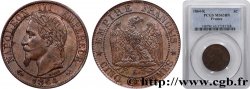 Cinq centimes Napoléon III, tête laurée 1864 Bordeaux F.117/13