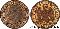 Un centime Napoléon III, tête laurée 1861 Paris F.103/1