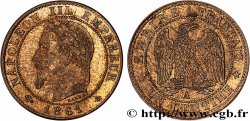 Un centime Napoléon III, tête laurée 1861 Paris F.103/1
