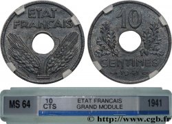 10 centimes État français, grand module 1941 Paris F.141/2