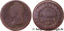 Un décime Dupré, grand module 1799 Strasbourg F.129/37