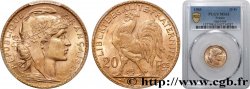 20 francs or Coq, Dieu protège la France 1905 Paris F.534/10