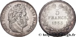 5 francs IIe type Domard 1833 Strasbourg F.324/16