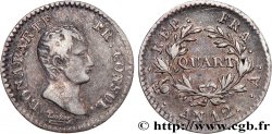 Quart (de franc) Bonaparte Premier Consul 1804 Paris F.157/1