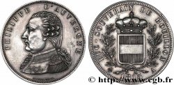 Essai apocryphe en argent au module de 5 francs pour Philippe d’Auvergne 1815  Maz.750 