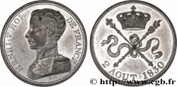 Module de 5 francs pour l’avènement d’Henri V 1830 VG.2688