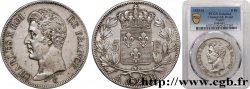5 francs Charles X, 1er type 1825 La Rochelle F.310/7 fVZ PCGS