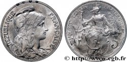 Essai de 5 centimes Daniel-Dupuis, en aluminium, Frappe Médaille 1908 Paris GEM.14 18 var.