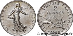 Piéfort argent de 2 francs Semeuse 1928 Paris GEM.111 P3 MS