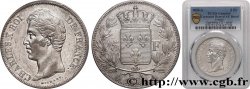 5 francs Charles X 2e type, tranche en relief 1830 Paris F.312/1 TTB+ PCGS