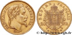 20 francs or Napoléon III, tête laurée 1864 Strasbourg F.532/9