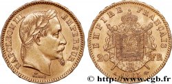 20 francs or Napoléon III, tête laurée 1865 Paris F.532/11