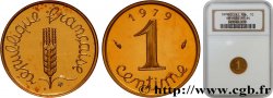 Piéfort or de 1 centime Épi 1979 Pessac GEM.4 P3 SPL64 NGC