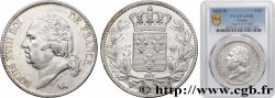 5 francs Louis XVIII, tête nue 1822 Lille F.309/75