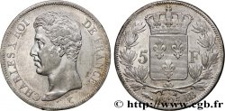 5 francs Charles X, 1er type 1825 Strasbourg F.310/5
