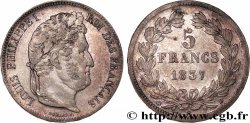 5 francs IIe type Domard 1837 Lyon F.324/64