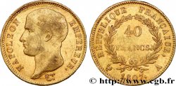 40 francs or Napoléon tête nue, type transitoire 1807 Paris F.539/1 XF