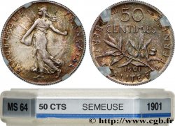 50 centimes Semeuse 1901 Paris F.190/8