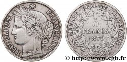 5 francs Cérès, avec légende 1870 Paris F.333/1