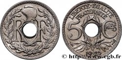 5 centimes Lindauer, petit module 1925  F.122/10