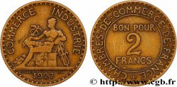 2 francs Chambres de Commerce 1927  F.267/9