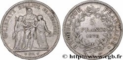 5 francs Hercule 1876 Bordeaux F.334/18