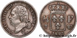 1/4 franc Louis XVIII 1823 Lille F.163/30