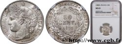 50 centimes Cérès, Troisième République 1888 Paris F.189/13