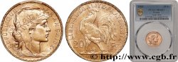 20 francs or Coq, Dieu protège la France 1905 Paris F.534/10