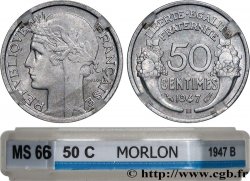 50 centimes Morlon, légère 1947 Beaumont-Le-Roger F.194/11