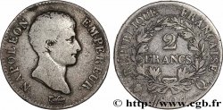 2 francs Napoléon Empereur, Calendrier grégorien 1807 Perpignan F.252/15