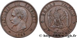 Dix centimes Napoléon III, tête nue 1855 Lille F.133/33