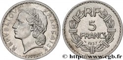 5 francs Lavrillier, nickel 1937 F.336/6