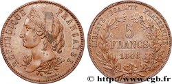 Concours de 5 francs, essai en cuivre par Magniadas 1848 Paris VG.3082 var