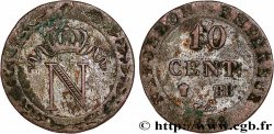 10 cent. à l N couronnée 1808 Strasbourg F.130/4