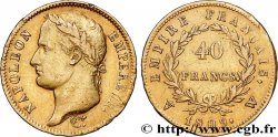 40 francs or Napoléon tête laurée, Empire français 1809 Lille F.541/3